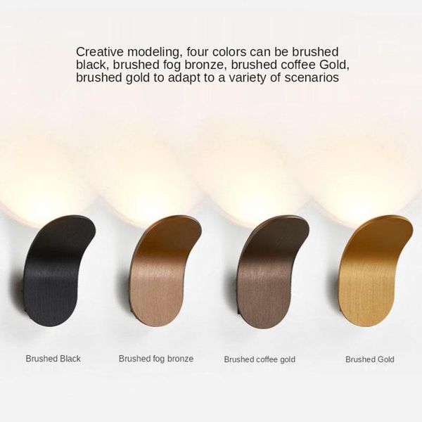 

wall lamp led lights 3w waterproof indoor outdoor aluminum garden living room modern porch light