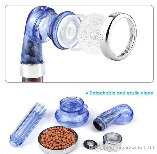 

883 function adjustable jetting shower filter high pressure water saving shower head handheld water saving shower head