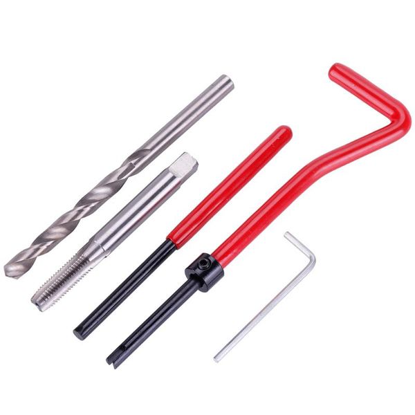 

hand tools 30pcs m6 metric thread repair insert coil helicoil for restoring damaged threads spanner twist drill bit automotive kit