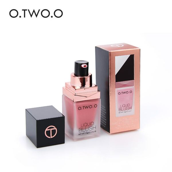 

blush o.two.o bright color liquid rouge long lasting cheek women makeup blusher