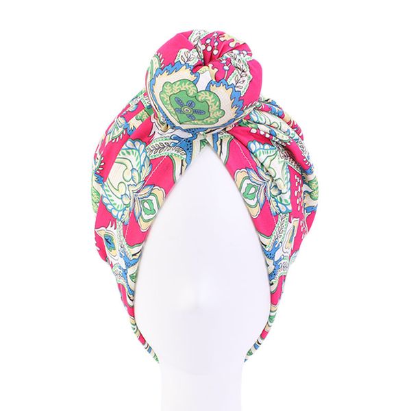 

2021 fashion indian style donut bandana hat africa baotou trend temperament multicolor pan flower stretch woman wrap head cap knot, Blue;gray