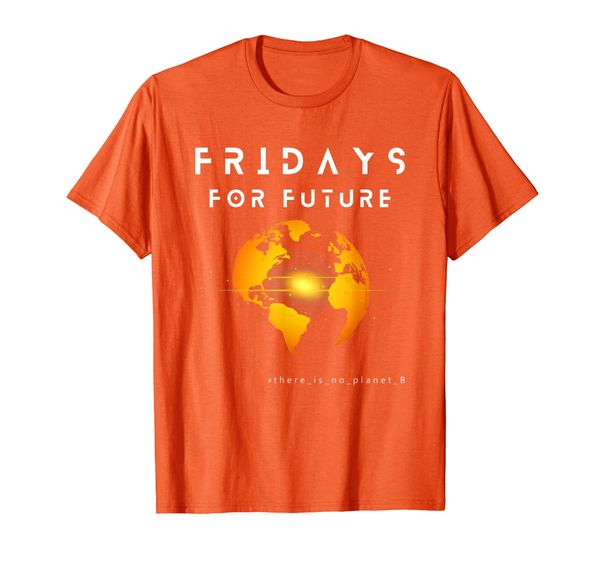 

fridays for future - there is no planet b t-shirt, White;black