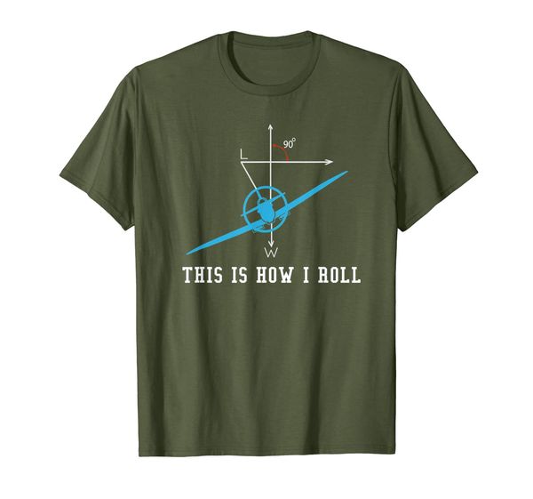 

airplane aircraft t-shirt this is how i roll tee, White;black