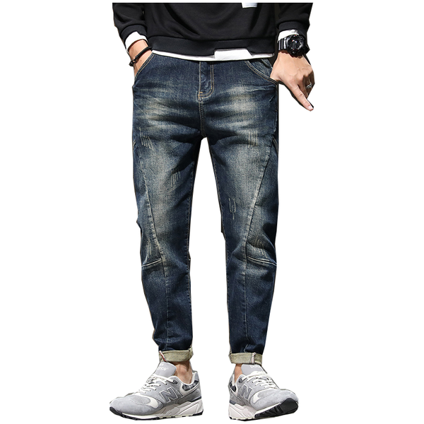 

men's pants fashion flared casual skinny jeans black dance club fall 2021