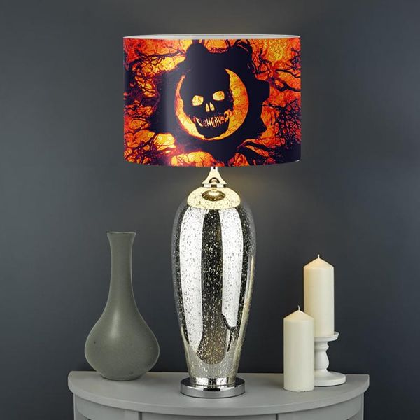 

lamp covers & shades cool skull design table lampshade bedroom screen frame dust proof shade premium cover pantallas para lámparas