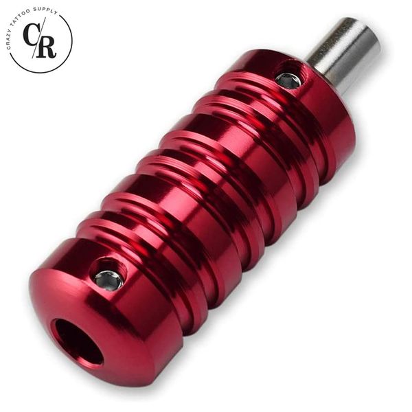 

new aluminum alloy tattoo grip red color tattoo grips for tattoo machine gun supply accesory ing