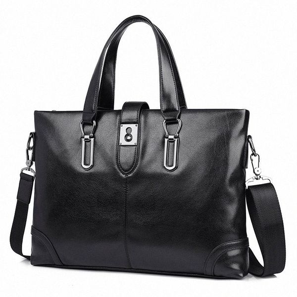 

men business bags fashion leather handbags mens messenger shoulder bags briefcases x3qd#