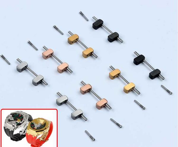 

repair tools & kits stainless steel 4pcs end plots links kit for ga-2100 watch
