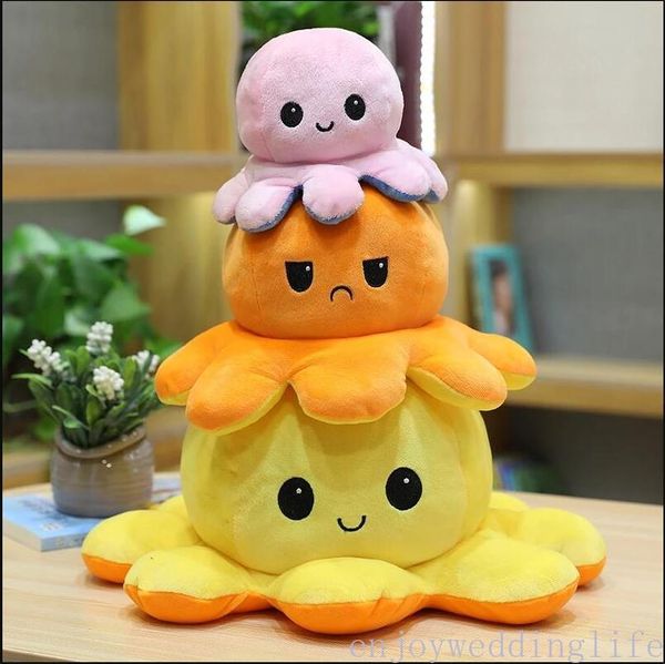 

dhl shipping reversible flip ocs stress release plush dolls plush stuffed toys soft animal party favor cute animal doll children gifts