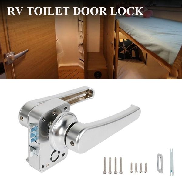 

rv toilet door lock bathroom door lock caravan boat latch handle rv accessories