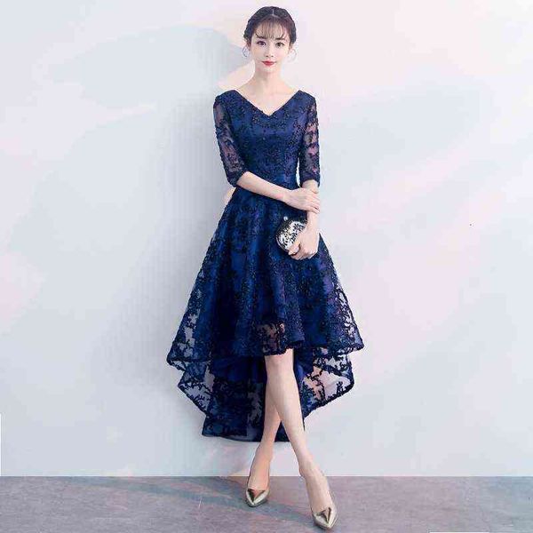 

prom luxury boutique occasion dresses eveng 2021 banquet elegant front and long in back party small short style slim, Black