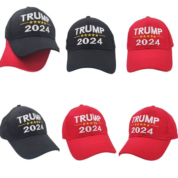 

presidential election 2024 trump hat embroidery baseball hats adjustable snapback cap trump usa hip hop peak cap g3202, Yellow