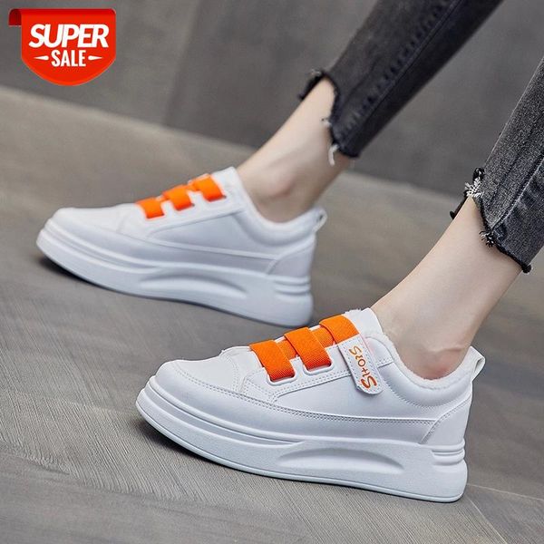 

2020 new platform women snow boots winter plush keep warm cotton shoes woman ankle boots low leather hook&loop leisure sneakers #iz9q