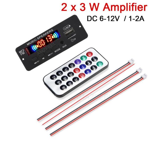 

& mp4 players 5v-12v mp3 decoder board 50w handsbluetooth player usb recording module fm radio aux for car speaker