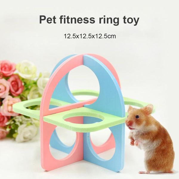 

small animal supplies hamster ladder fitness circle seesaw pvc nest house pet activity climbing toy for