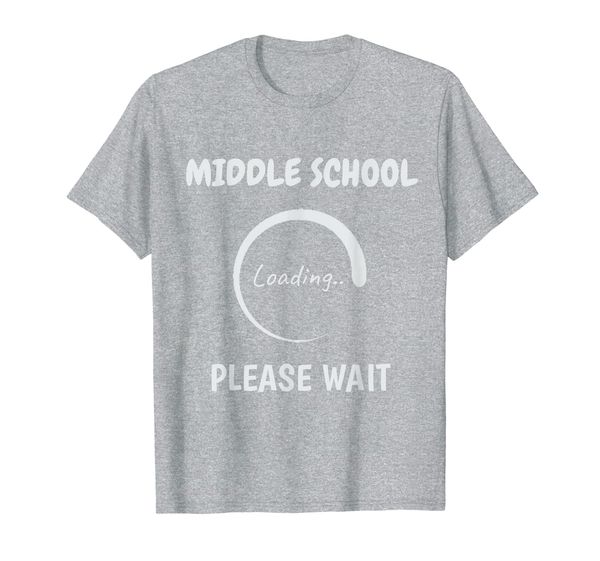 

2019 back to middle school graduation elementary school gift t-shirt, White;black