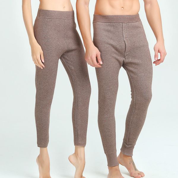 

2021 women pants cashmere and wool knitting leggings winter thick long pant 3colors ladies trousers with lining zz5g, Black