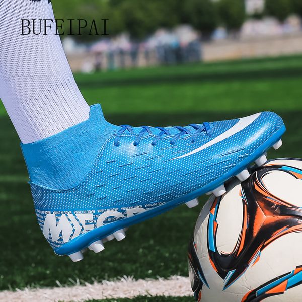 

high-mens professional sports training shoes sneakers outdoor childrens football boots chuteira futebol football shoes