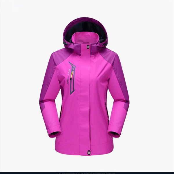 

women's jackets outdoor softshell women spring autumn thin windproof waterproof windbreaker camping hiking skiing coats, Black;brown