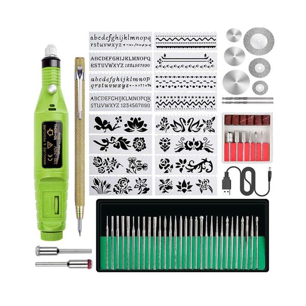 

nail art kits diy multifunction metal etching pen corded ceramic jewelry stones glass electric engraving tool kit adjustable speed