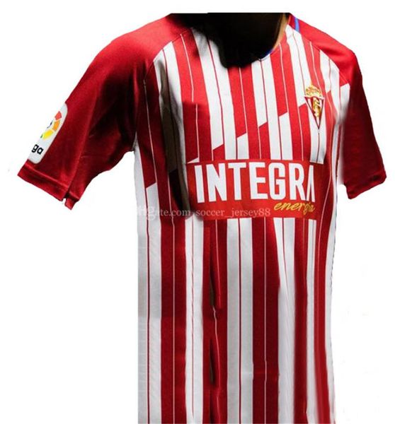 

2020 2021 sporting gijón soccer jerseys 20 21 gijon home away red camiseta de fútbol gomez djurdjevic carmona mendez jersey football shirts, Black;yellow