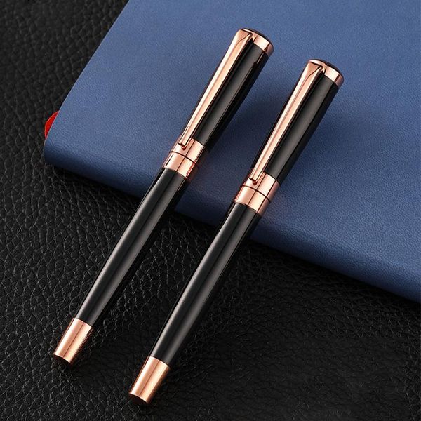 

ballpoint pens business gift metal neutral ball point pen office writing stationery signature, Blue;orange