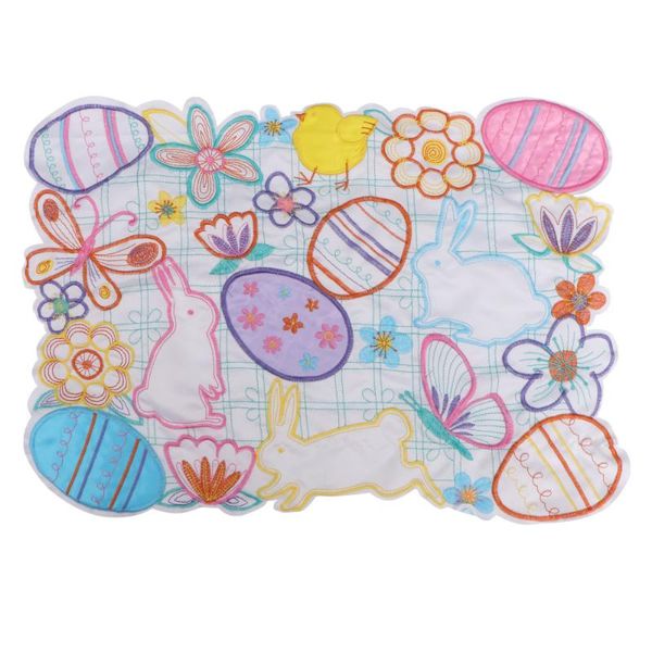 

mats & pads 1pc easter table mat party placemats egg place