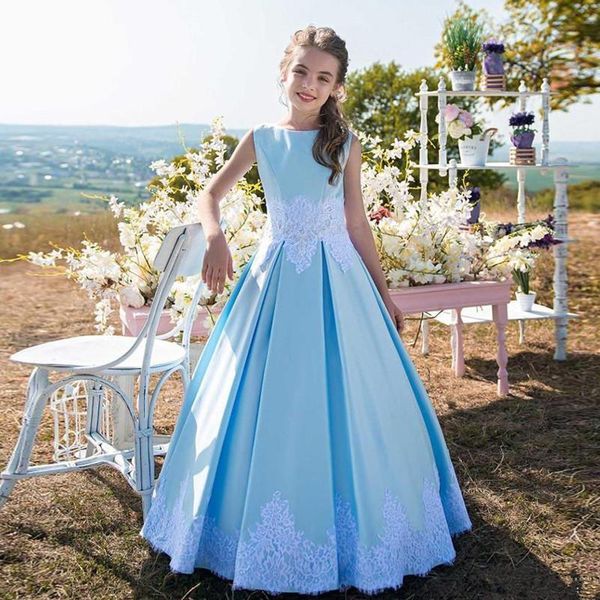 

crystal sequins flower girl dress party little lace long dress girl school graduation dinner performance, Red;yellow