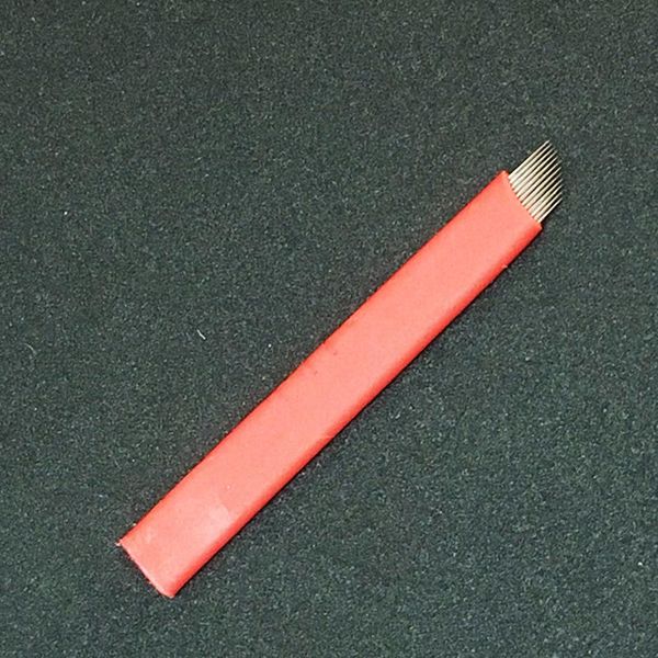 

tattoo needles 1000 pcs microblading blade 12 flex 0.18mm permanent makeup eyebrow embroidery for tobori manual pen