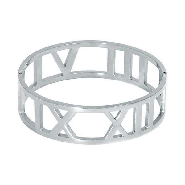 

bangle fashion bracelet women's jewelry charm titanium stainless steel jewellery luxury gold, Black