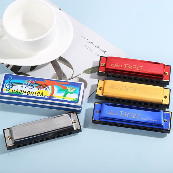 

bee bee10 hole polyphonic harmonica children's polyphonic harmonica gift children's early education music training instrument