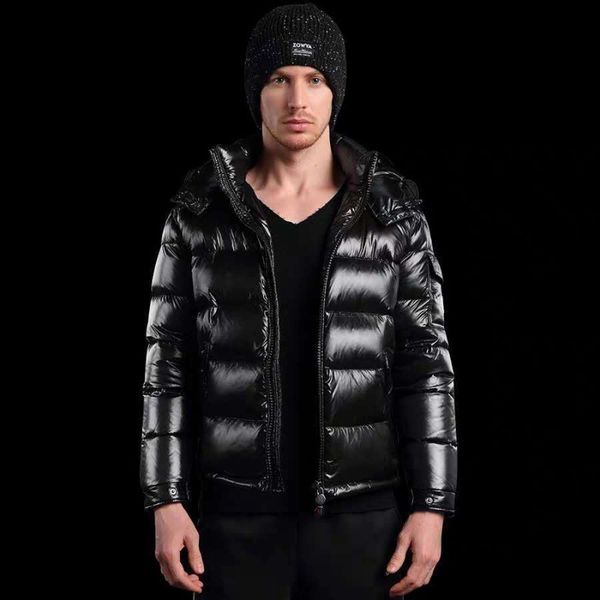 

2021 mens down winter jacket parka men classic casual down coats mens stylist outdoor warm jacket coat outwear s-7xl, Black