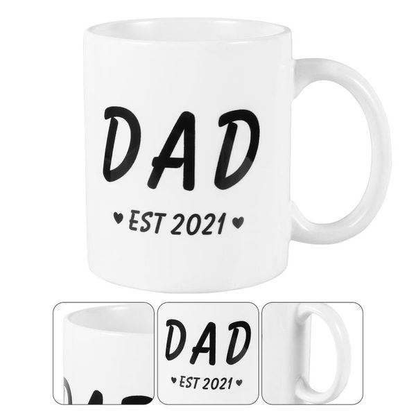 

mugs 1pc ceramic mug cup creative father's day coffee water drinking gift