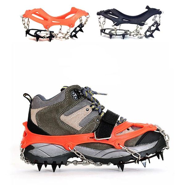 

cords, slings and webbing crampons 12 teeth claw outdoor mountaineering hiking steel antislip ice snow shoe spikes skidproof