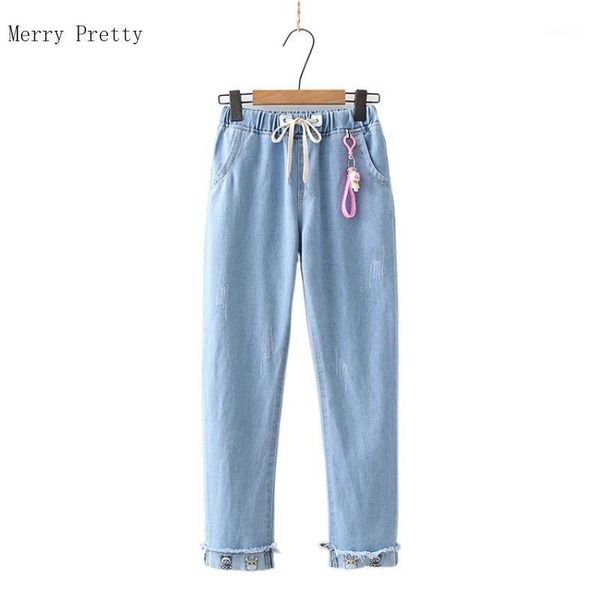 

women jeans blue solid washed straight casual denim pants 2021 summer sweet style korean ladies basic pockets trousers women's