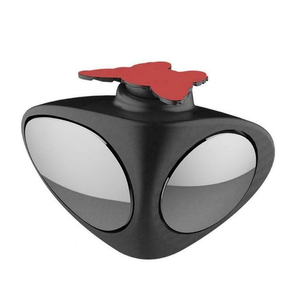 

car sunshade 360-degree reversing mirror exterior convex rotatable safety accessories 2 side blind spot mirrors