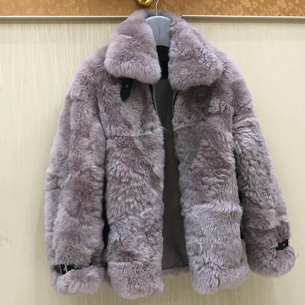 

women's fur & faux fashion coat motorbike leather jacket women autumn winter warm casual short overcoat, Black