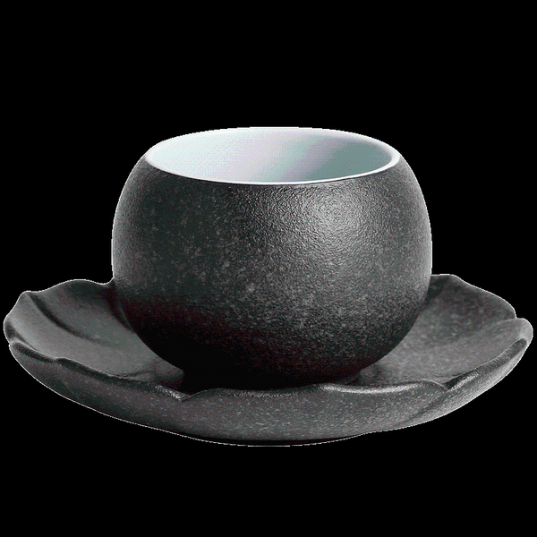 

cups & saucers vintage tea cup with dish coarse pottery teacup japanese-style ceramic ancient bowl