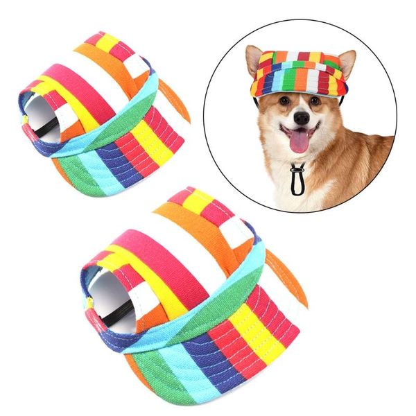 

dog apparel pet summer outdoor accessories kitten daily sun hat decoration cat wearing supplies with adjustable band