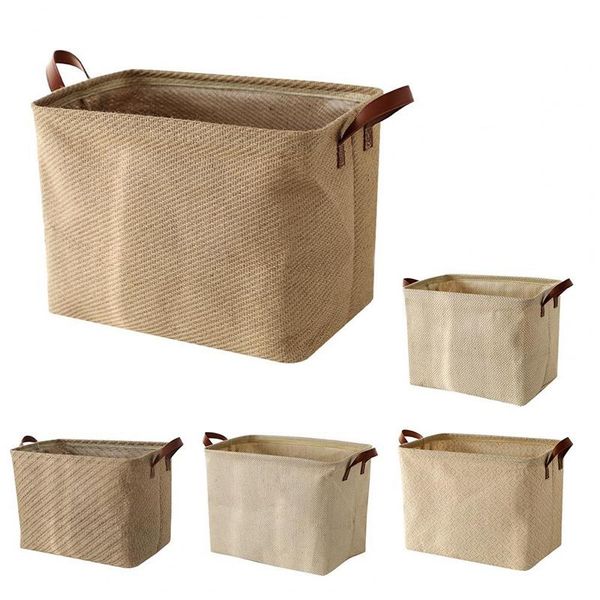 

storage baskets basket decorative dense stitches fabric dirty clothes for laundry