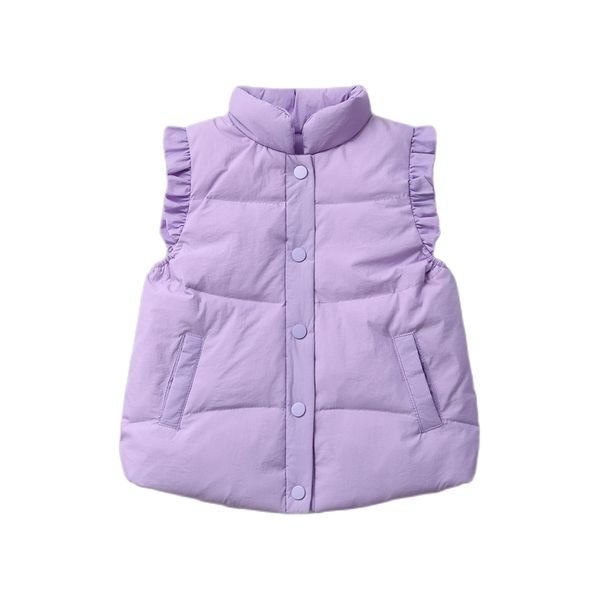

baby girls down gilets little winter sleeveless puffer vest jackets kids causal warm waistcoat children outerwear coats 211011, Camo