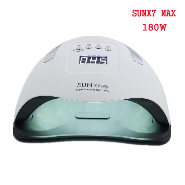 

nail dryers 180w sunx7 max uv led lamp dryer 57 leds manicure quick drying all gel polish 10s 30s 60s 99s powerful