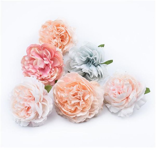 

8cm multi-layer peony decorative flowers wreaths household products needlework scrapbooking home decor artificial flow qyldyz