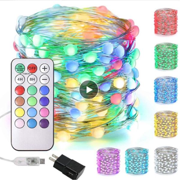 

usb 5v 5m/10m/20m ws2812b sk6812 ic pixel led fairy string light twinkle individually addressable w/12 colors chasing 12 modes