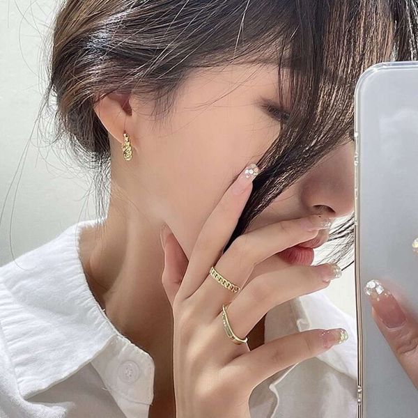 

fashion earrings style temperament metal