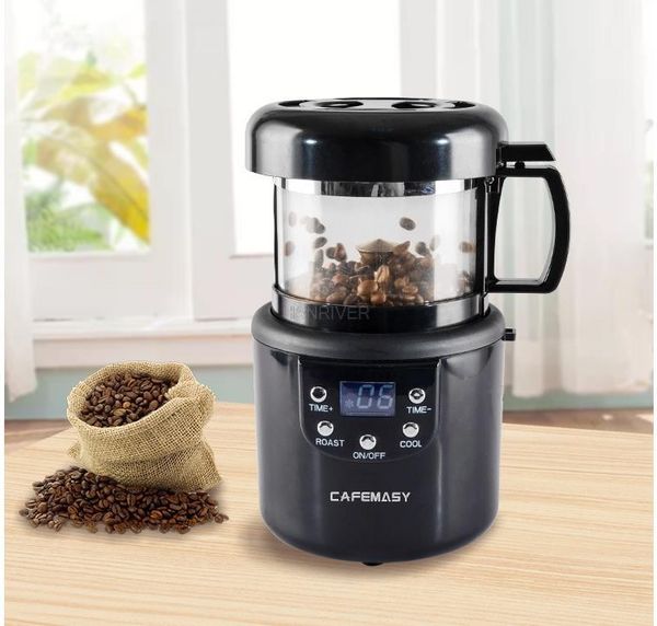 

home coffee roaster electric mini no smoke coffee beans baking roasting machine eu plug 220v 1400w