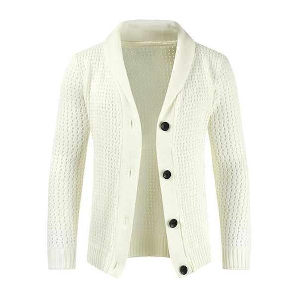 

men's sweaters autumn winter casual long sleeve men coats fashion knitted slim solid color buttons cardigan for, White;black