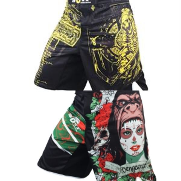 

mma shorts sotf boxing trunks muay thai tiger muay thai kickboxing shorts sanda yokkao brock lesnar fight boxing short sanda c0222, White;black