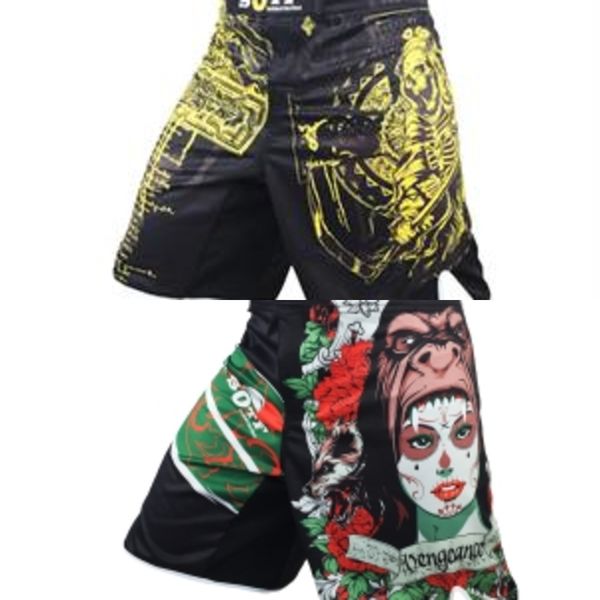 Pantaloncini MMA Sotf Boxing Trunks Muay Thai Tiger Muay Thai Kickboxing Shorts SandA Yokkao Brock Lesnar Fight Boxing Short SANDA C0222