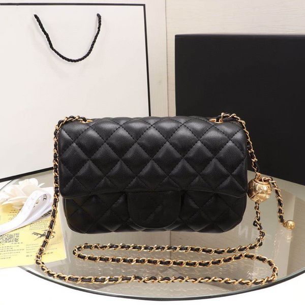 

classic handbag luxurys designers bags channel women bags fashion handbags919 adjustable wallet on chain shoulder bag calfskin & gold -b